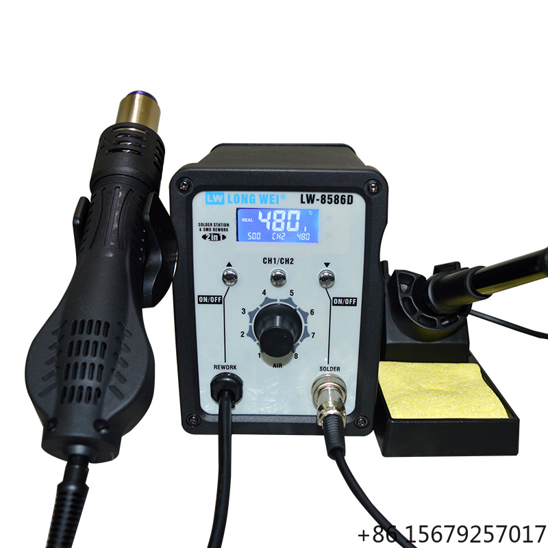 2 In 1 Soldering Rework Station 750W - LW-8586D 2 in 1 750W Pistol