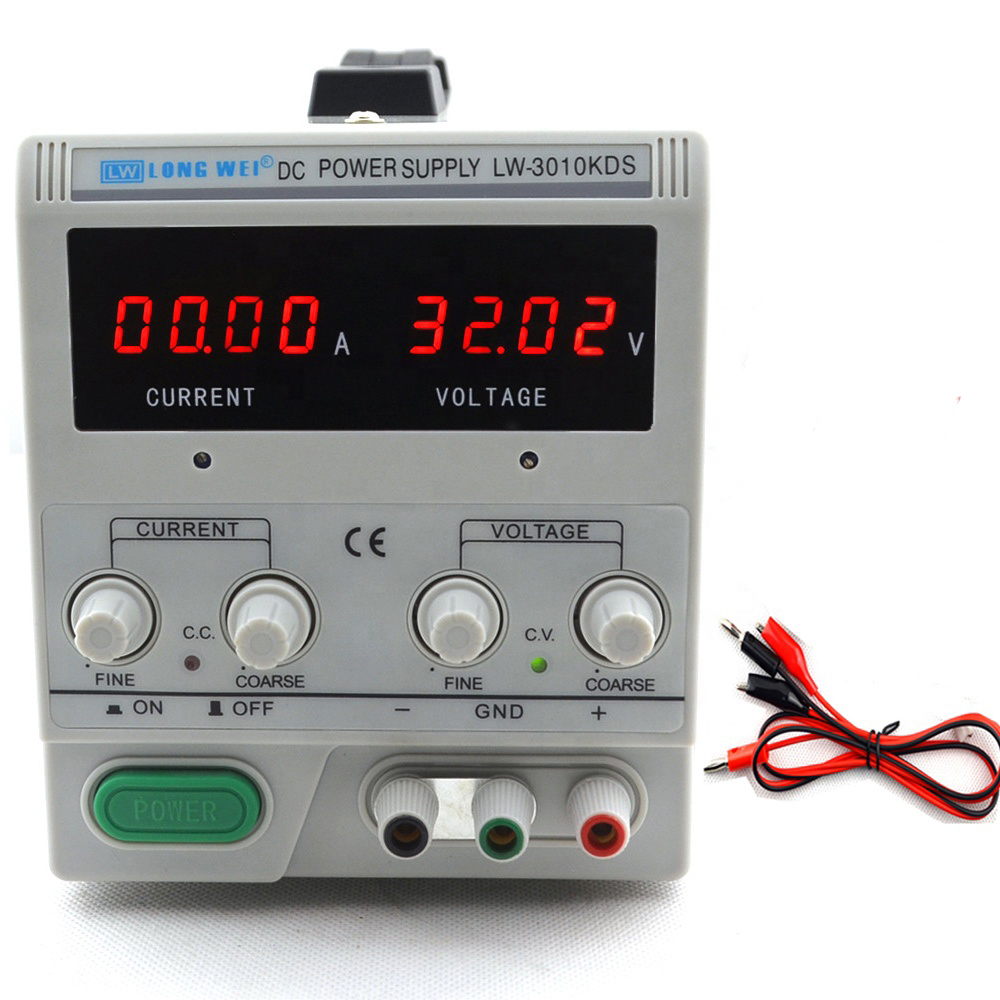 High Precision Dc Power Supply 30V 10A - Catu Daya Regulasi DC Presisi Tinggi