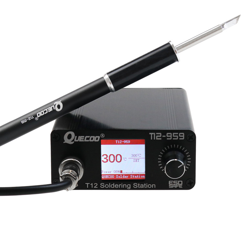 Stasiun Penyolderan T12-959 V5 - T12 Soldering Station Oled ulasan dan harga